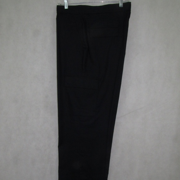 Claiborne Pants - Claiborne Cargo Pants Size L Black Draw String